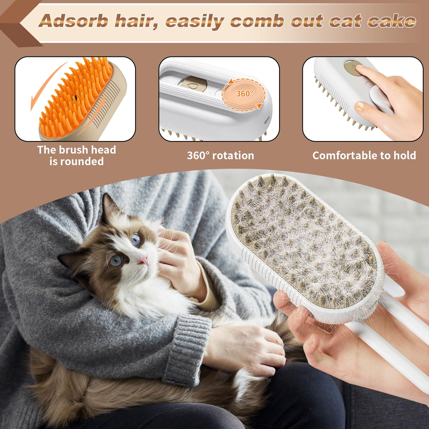 SteamGroom Pro Brush