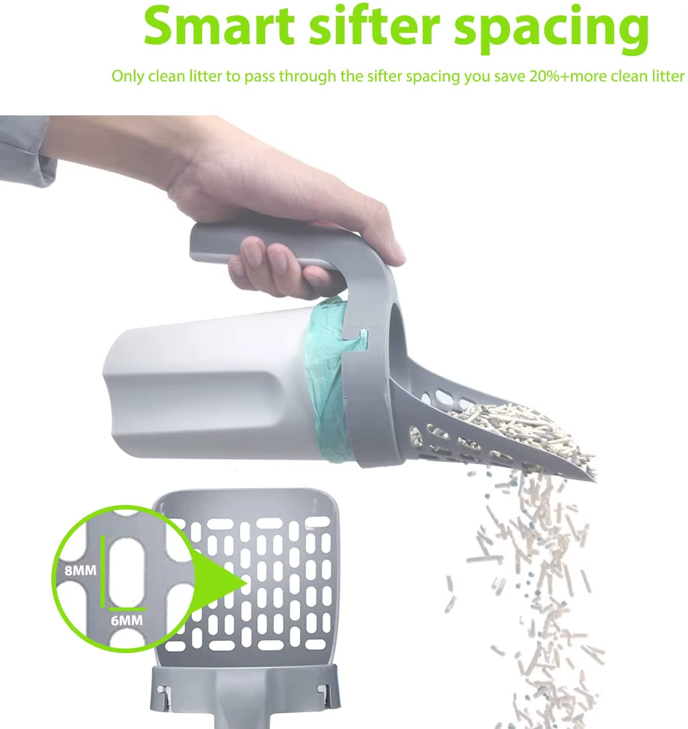 Efficient Plastic Cat Litter Scoop
